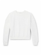 The Row - Troy Poplin-Trimmed Cotton-Blend Jersey Sweatshirt - White