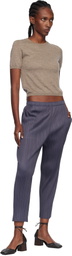 PLEATS PLEASE ISSEY MIYAKE Gray Monthly Color July Trousers