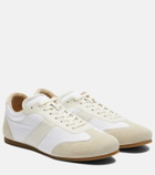 Lemaire Soft suede-trimmed sneakers