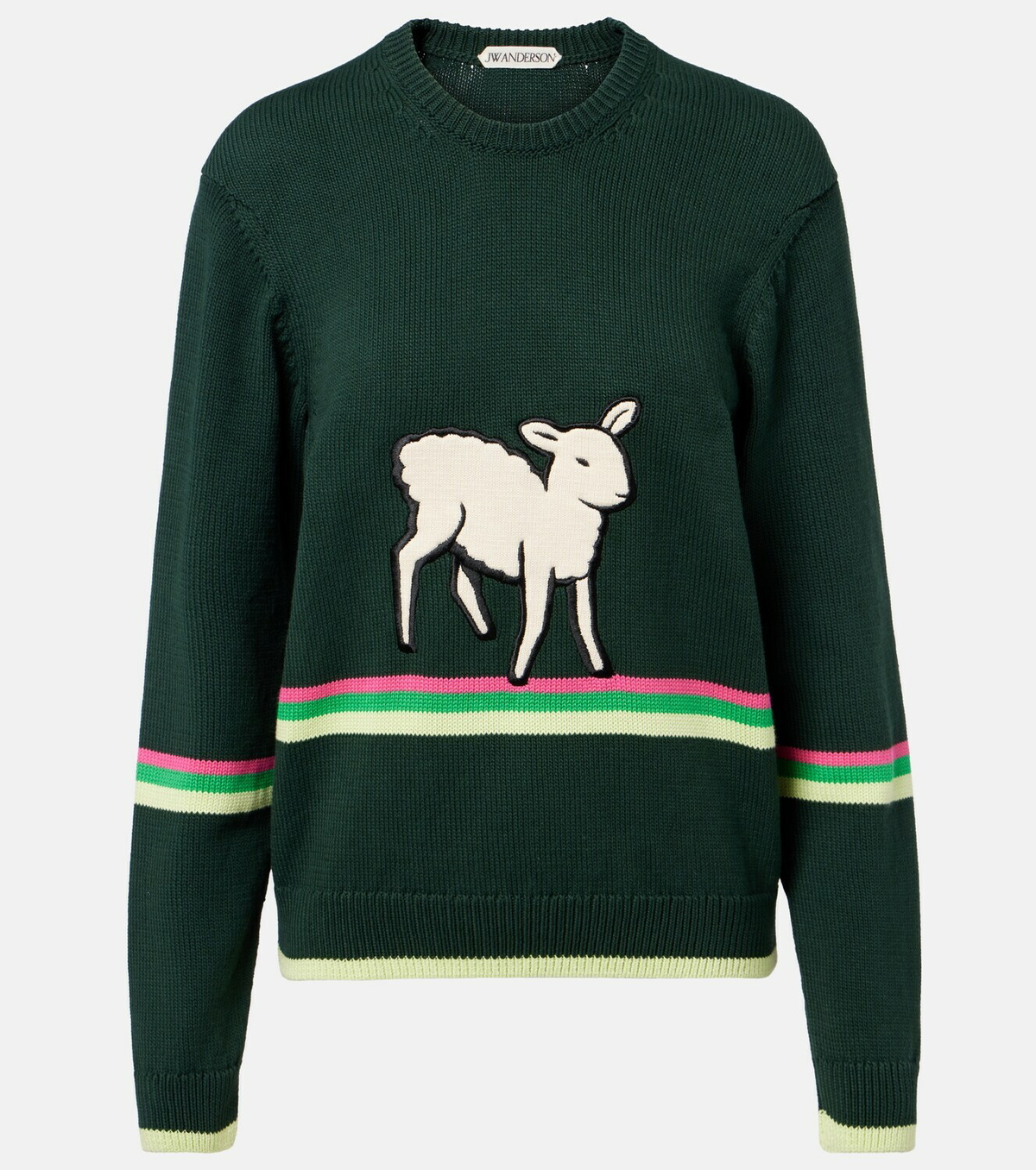JW Anderson Embroidered cotton sweater