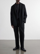 ATON - Wool-Twill Suit Jacket - Black