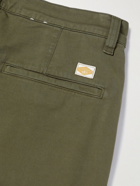 Nudie Jeans - Easy Alvin Slim-Fit Organic Cotton-Blend Trousers - Green