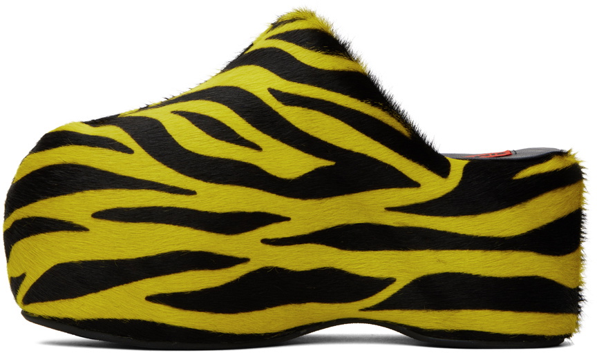 SIMONMILLER Yellow & Black Platform Bubble Slip-On Loafers