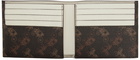 Coach 1941 Brown Horse & Carriage Double Billfold Wallet