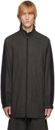 Y's Gray Epaulette Jacket