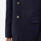 Thom Browne Men's Shetland Wool Sport Jacket in Navy