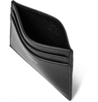 SAINT LAURENT - Pebble-Grain Leather Cardholder - Black