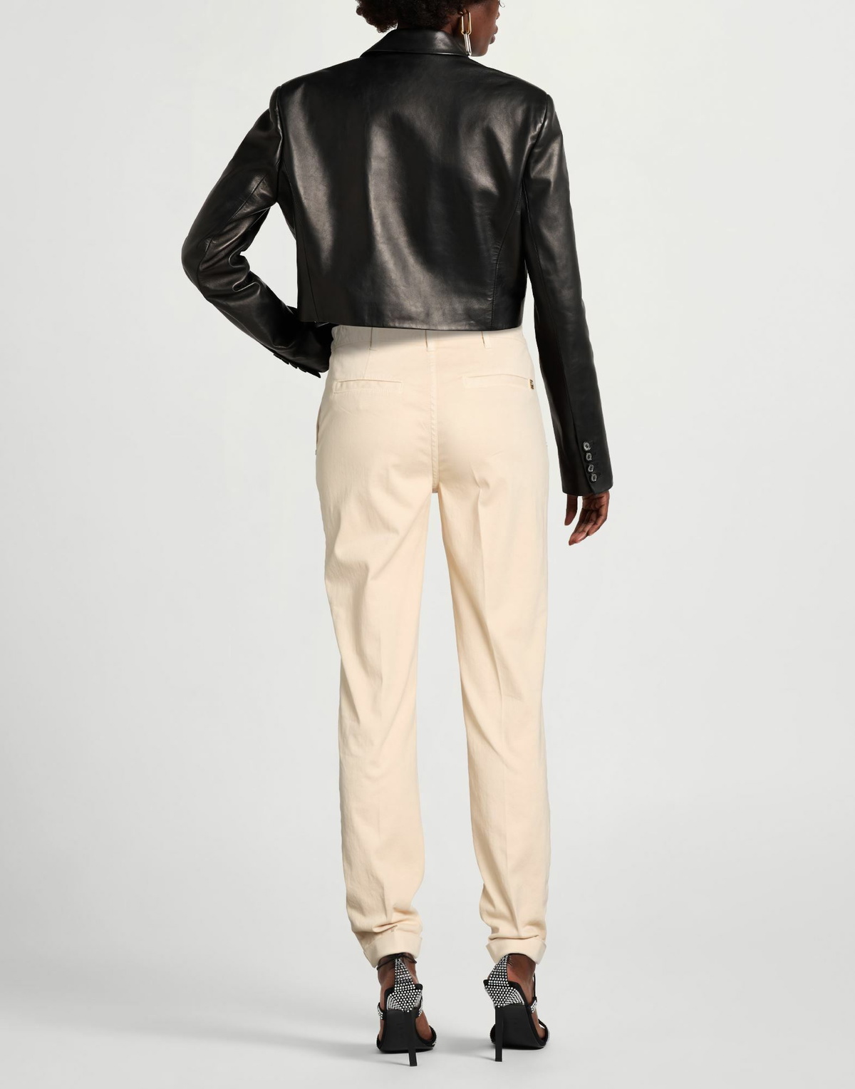 Manila Grace Womens Pants in Beige