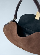 GANNI B-Kat Suede Shoulder Bag
