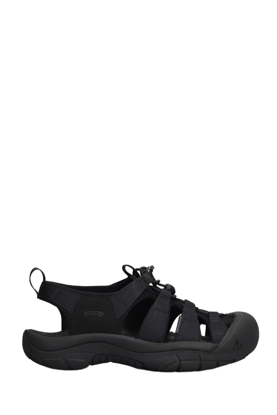 Photo: Keen Newport H2 Sandals In Black Suede And Fabric