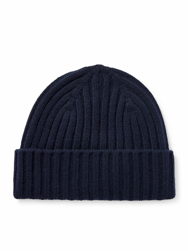 Photo: Mr P. - Cairn Ribbed Cashmere Beanie