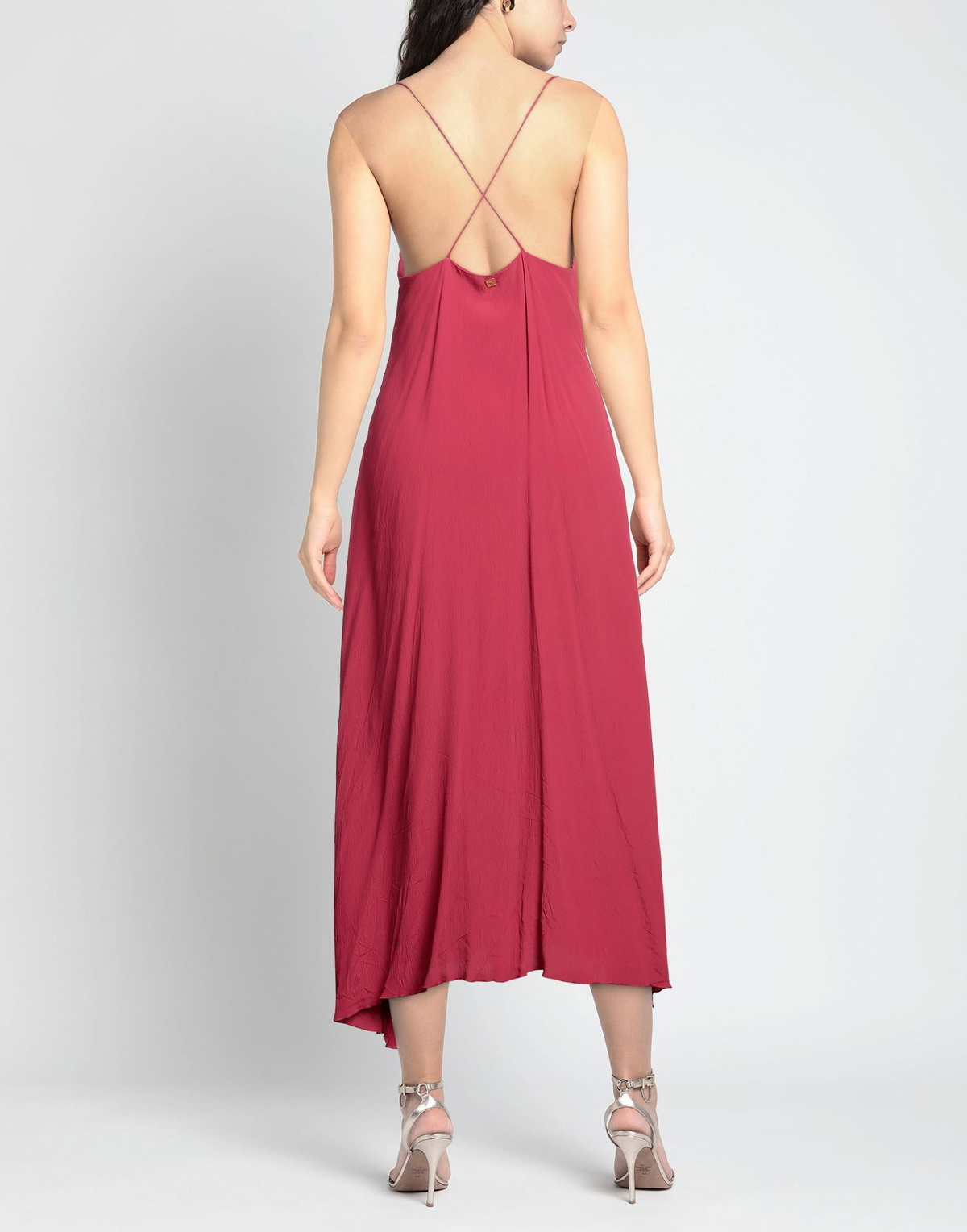 Manila Grace Womens Maxi dress Fuchsia