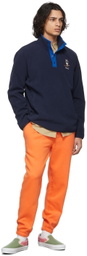 Polo Ralph Lauren Orange Fleece Sweatpants