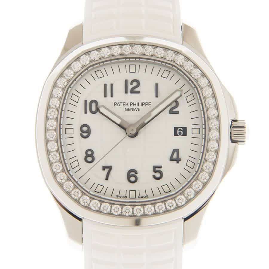 Patek Philippe Aquanaut Luce Quartz Diamond White Dial Ladies Watch 5267-200A-010