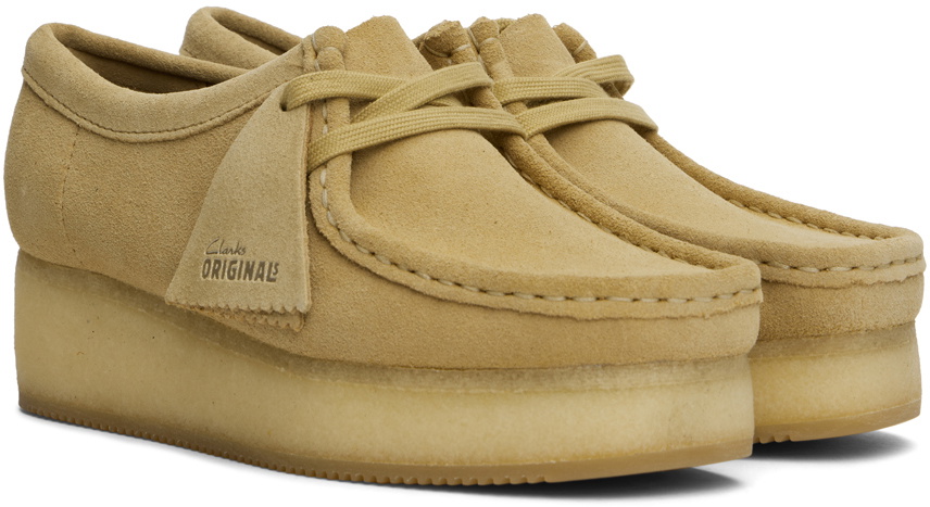 Clarks Originals Beige Wallacraft Bee Derbys Clarks Originals