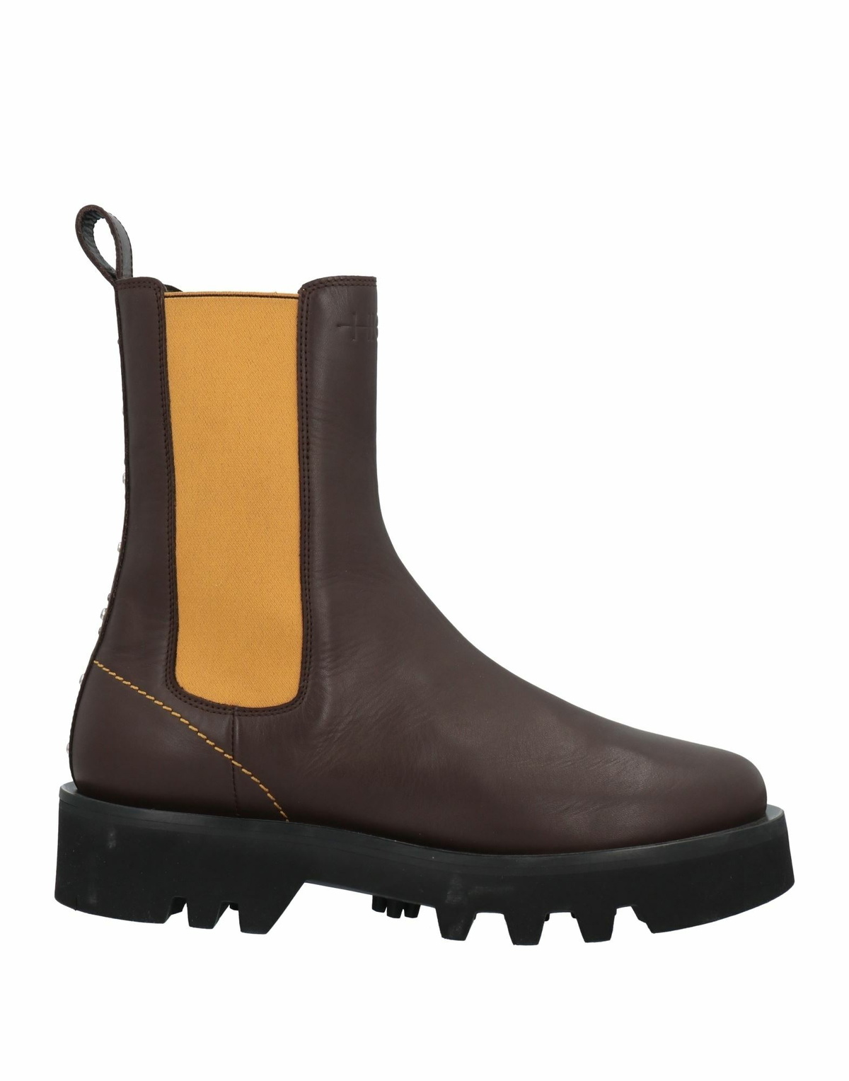 High Womens Ankle boots Dark in Brown