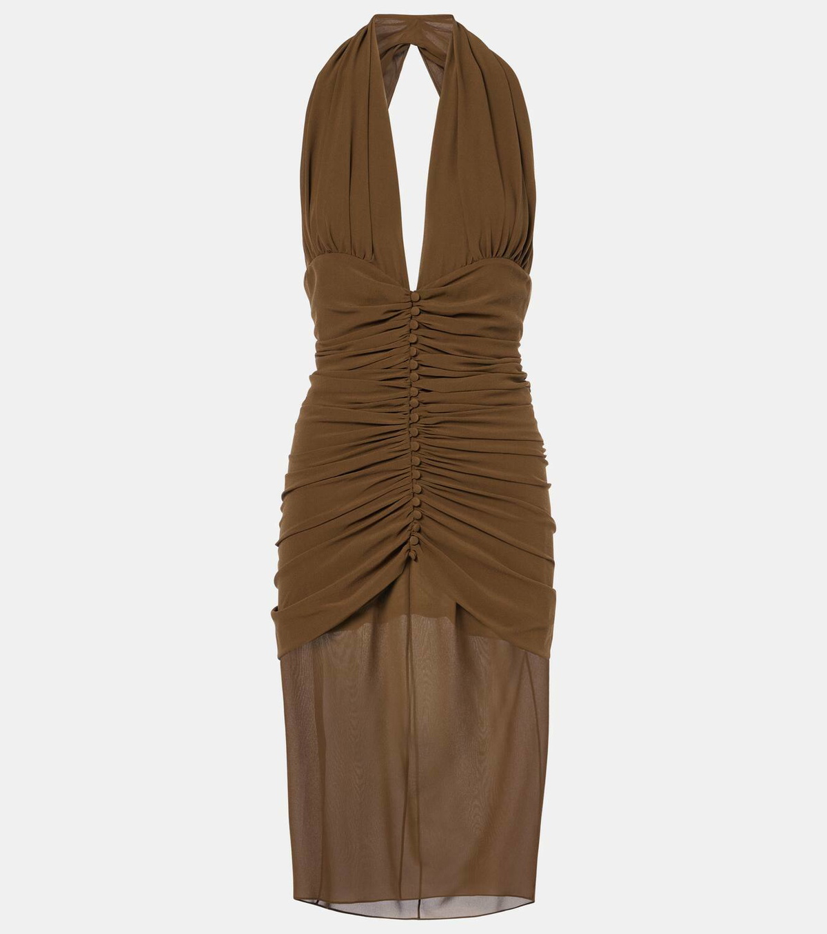 sachin and babi light blue dress Black Pink Halter Front Chiffon Maxi Dress main image 0