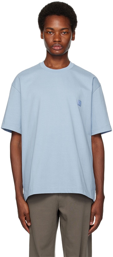 Photo: Solid Homme Blue Soft Back T-Shirt