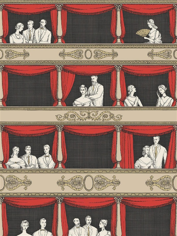 Photo: FORNASETTI - Teatro Wallpaper