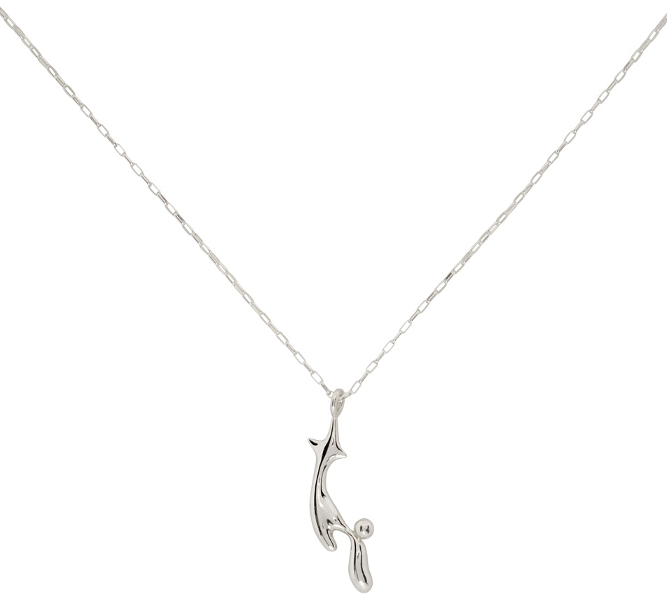 Hannah Jewett Silver Phantom Drip Necklace