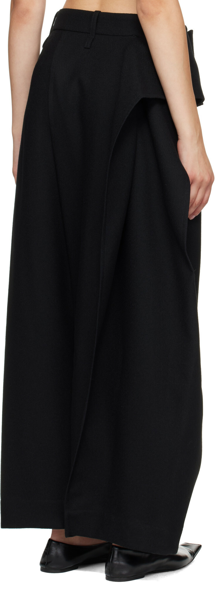 ISSEY MIYAKE Black Calligraph Trousers