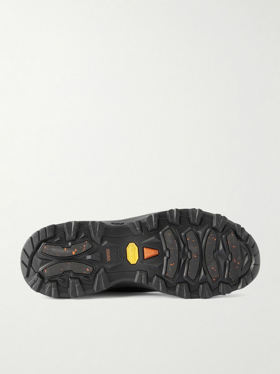 Zegna - Triple Stitch™ Monte Rubber-Trimmed Suede Slip-On Sneakers - Gray