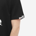Men's AAPE Mix Camo Moon Face OG T-Shirt in Black