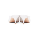 Gianvito Rossi White Nappa Kitten Mules