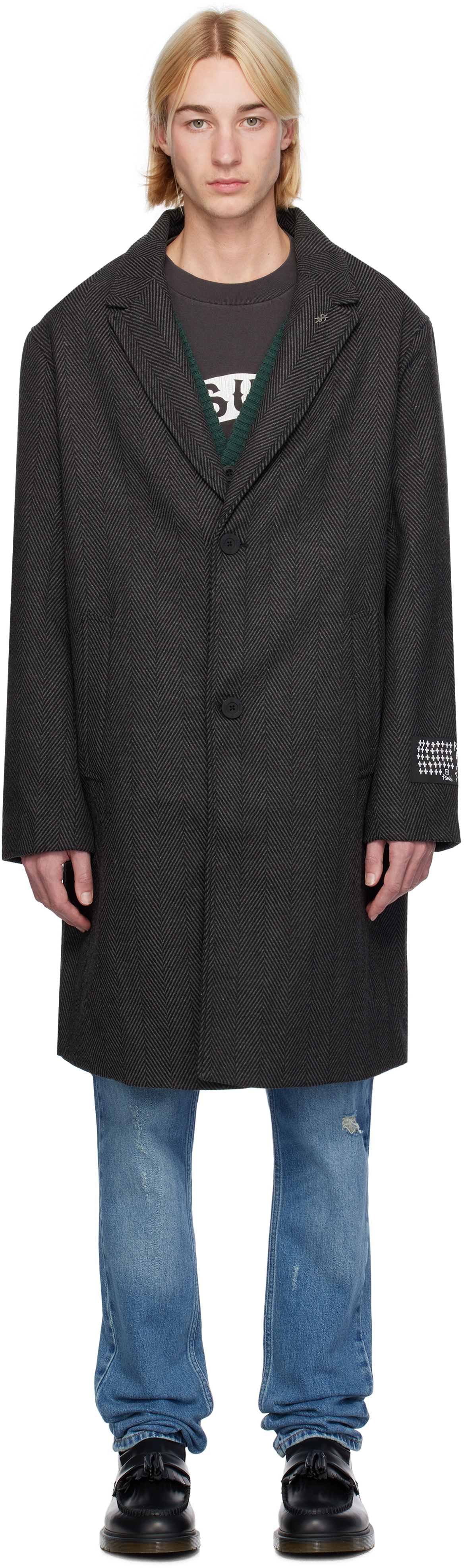 Ksubi Gray Battery Coat