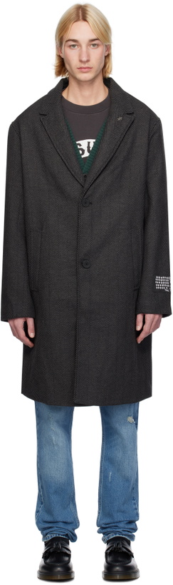 Photo: Ksubi Gray Battery Coat