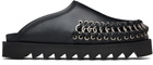 Toga Pulla Black Hoop Detail Slip-on Loafers