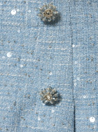 SELF-PORTRAIT - Sequined Bouclé Mini Skirt
