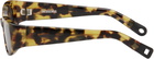 JACQUEMUS Brown 'Les lunettes Ovalo' Sunglasses