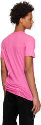 Rick Owens Pink Basic T-Shirt