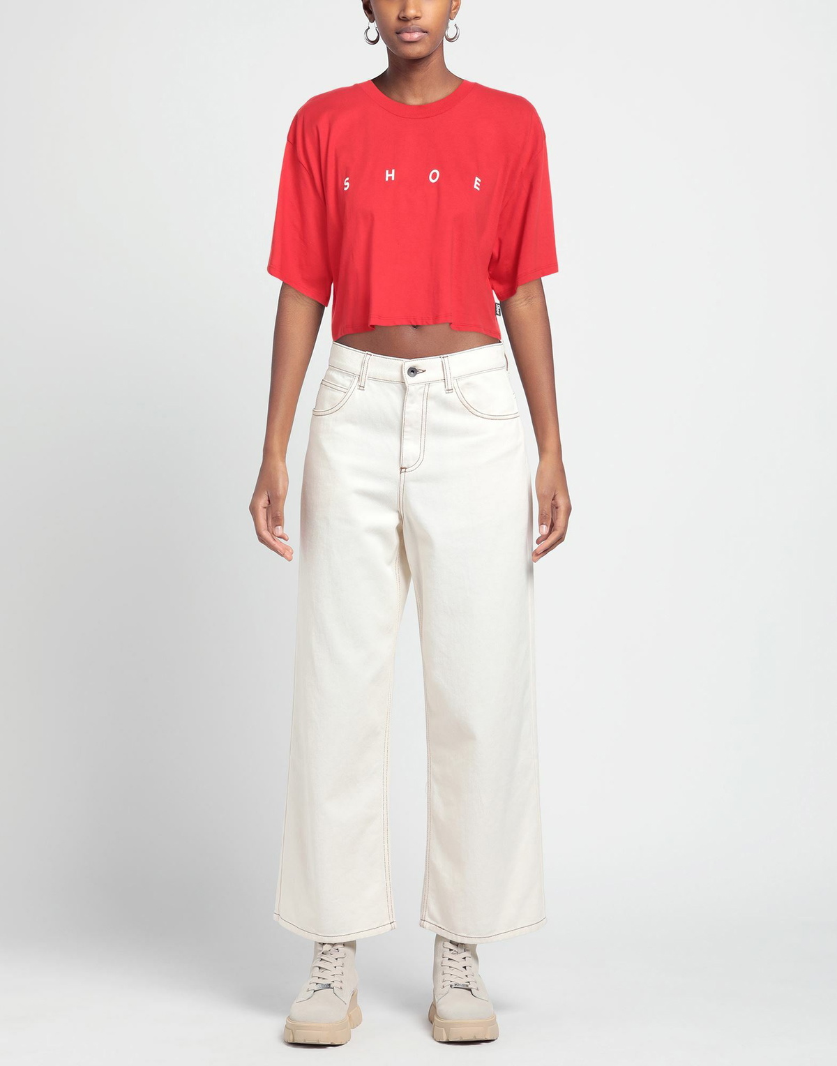 Shoe Womens T-shirt in Red