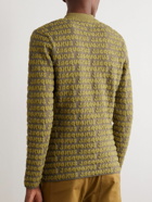 Jacquemus - Luis Jacquard-Knit Half-Zip Sweater - Green