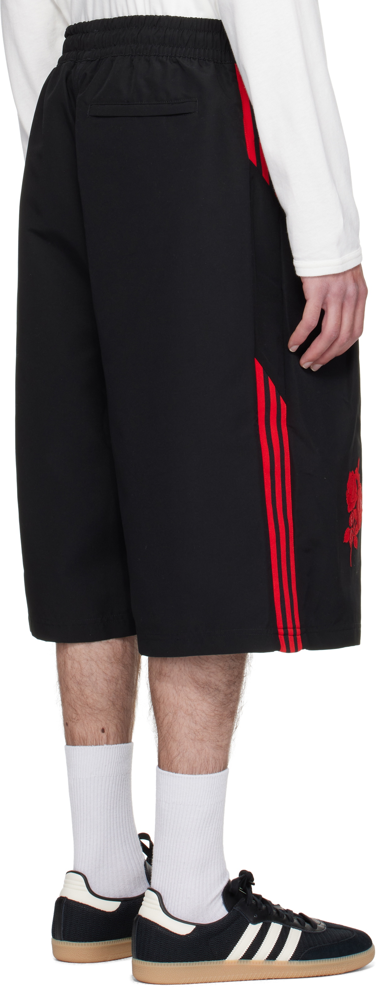WILLY CHAVARRIA Black adidas Originals Edition Long Shorts Willy