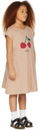 Jellymallow Kids Beige Cherry Dress