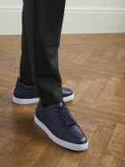 Christian Louboutin - Rantulow Full-Grain Leather Sneakers - Blue