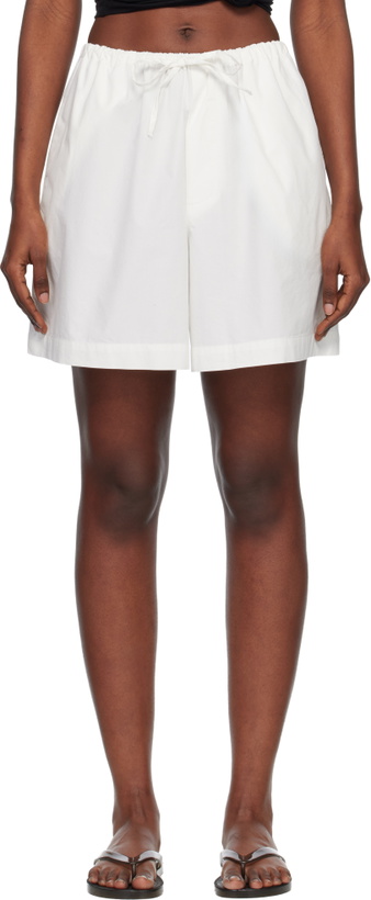 Photo: Baserange White Kolla Shorts