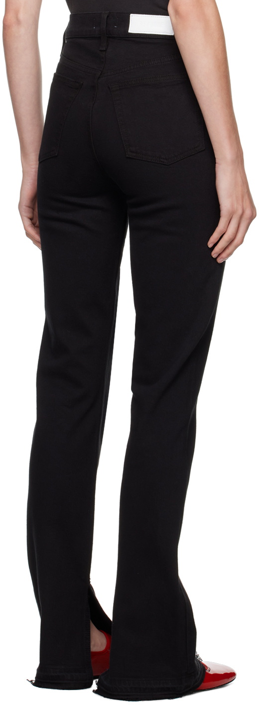Re/Done Black Skinny Boot Jeans