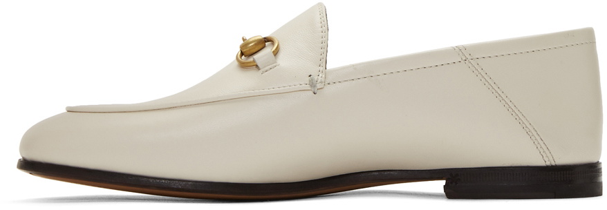 Gucci White Brixton Loafers Gucci