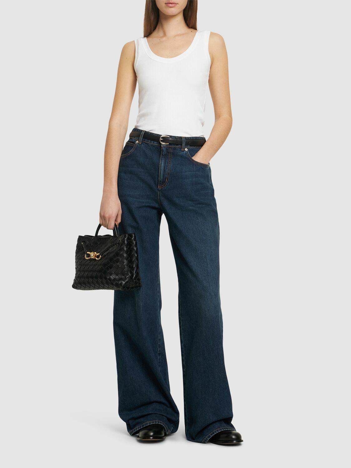 BRUNELLO CUCINELLI Ribbed Jersey Tank Top Brunello Cucinelli