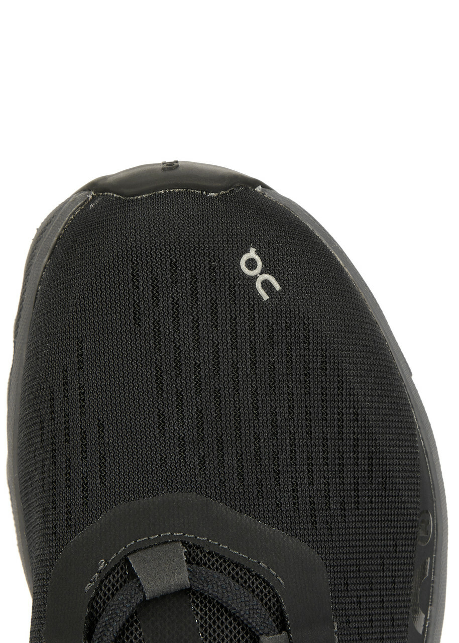 ON Cloudmonster Knitted Sneakers Black