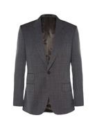 Kingsman - Grey Slim-Fit Single-Breasted Nailhead-Wool Suit - Gray