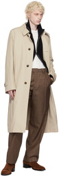 TOM FORD Beige Single-Breasted Coat