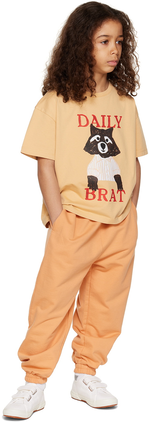Daily Brat Kids Tan Smizing Racoon T-Shirt