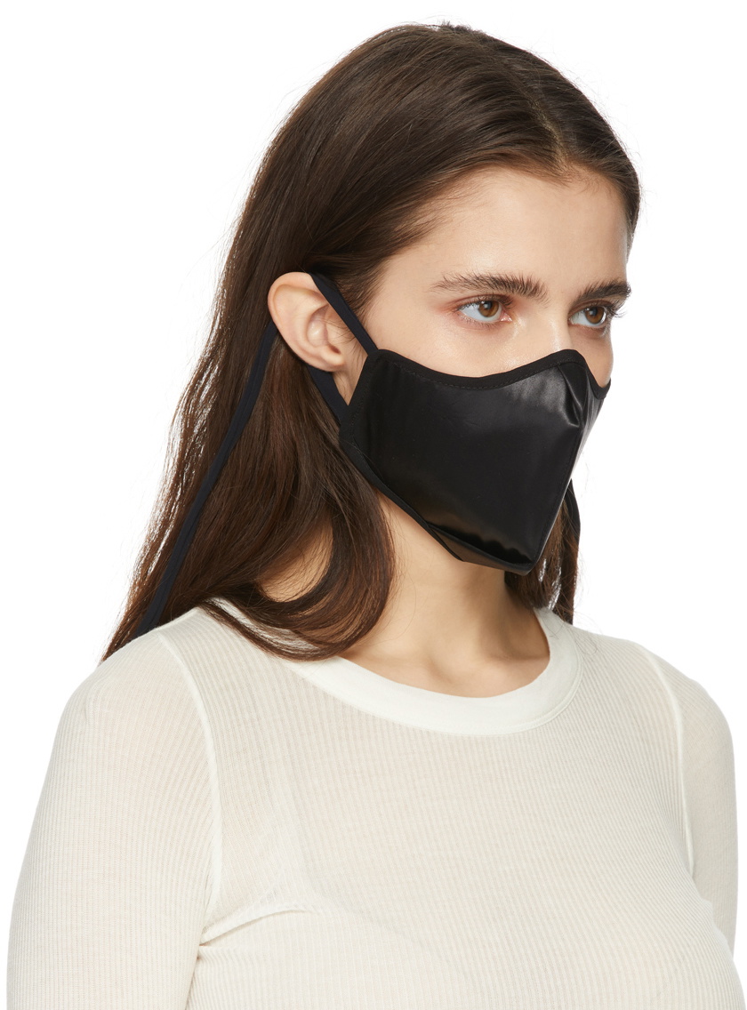 Rick Owens Black Liquid Latex Mask Rick Owens