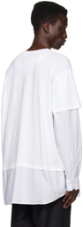 MM6 Maison Margiela White Layered T-Shirt