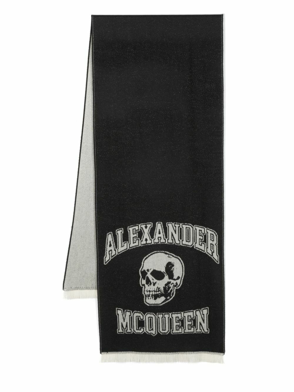 ALEXANDER MCQUEEN - Logo Wool Scarf Alexander McQueen